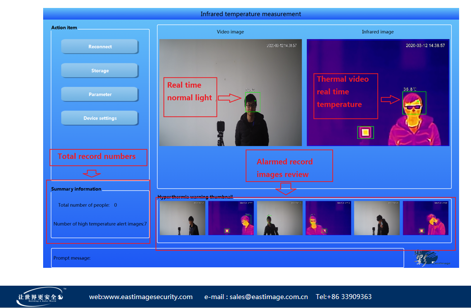 thermal imaging system for coronavirus