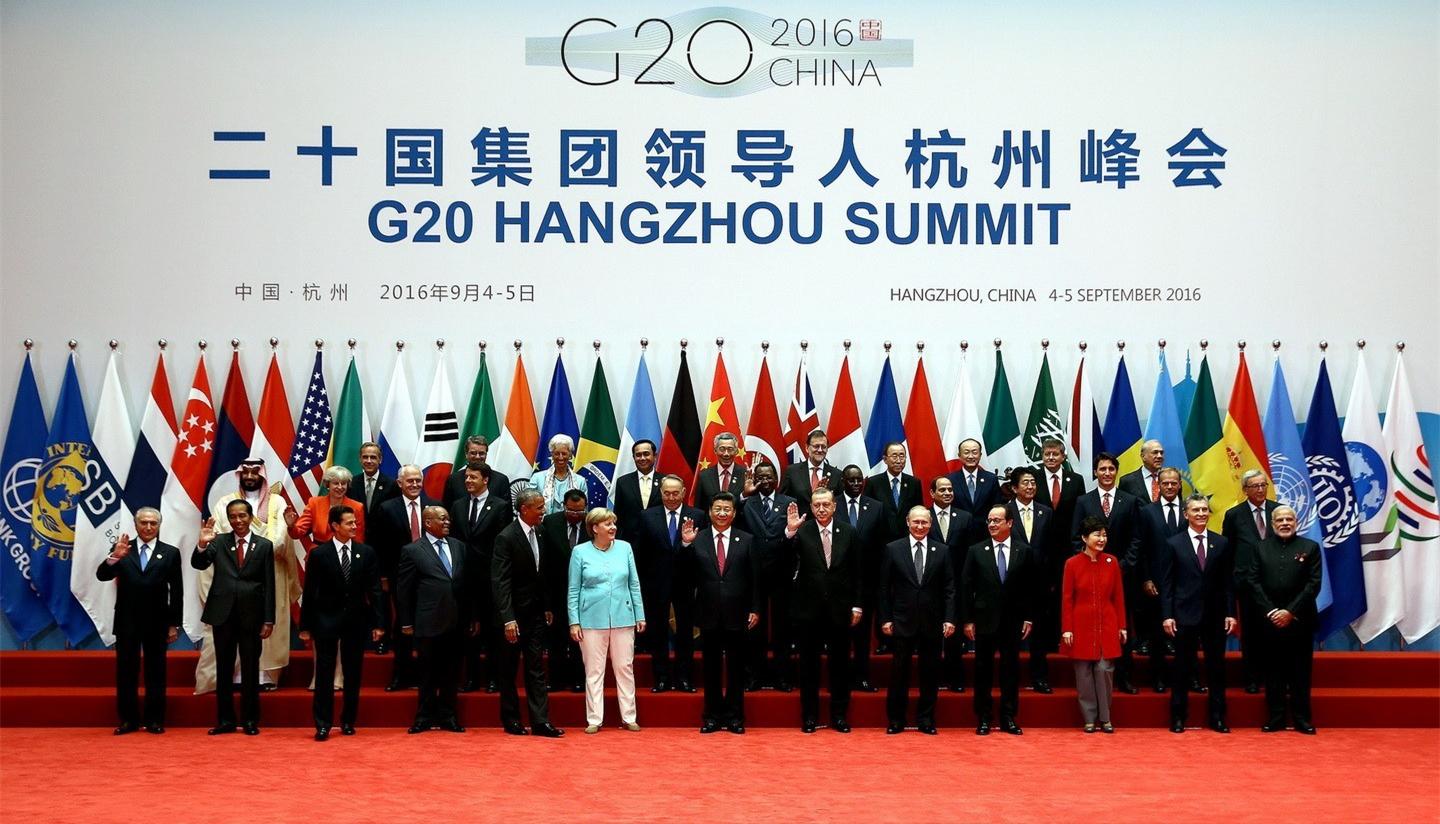 2016 G20 summit in Hangzhou China