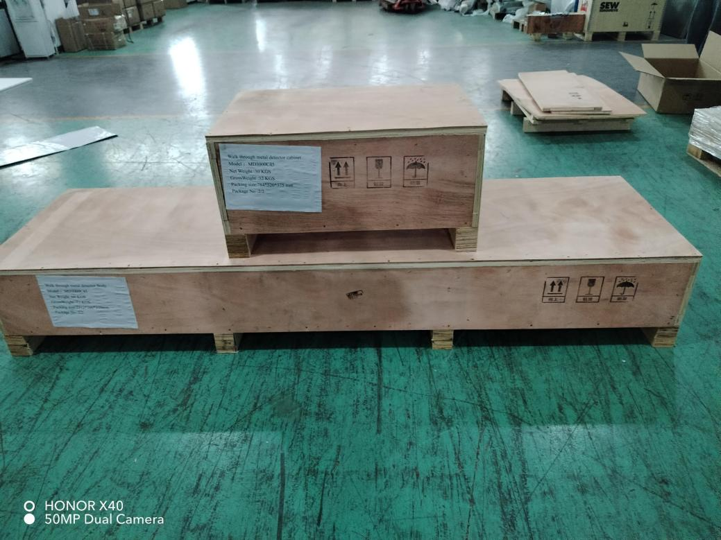Smart security gates are shipped from Nigeria