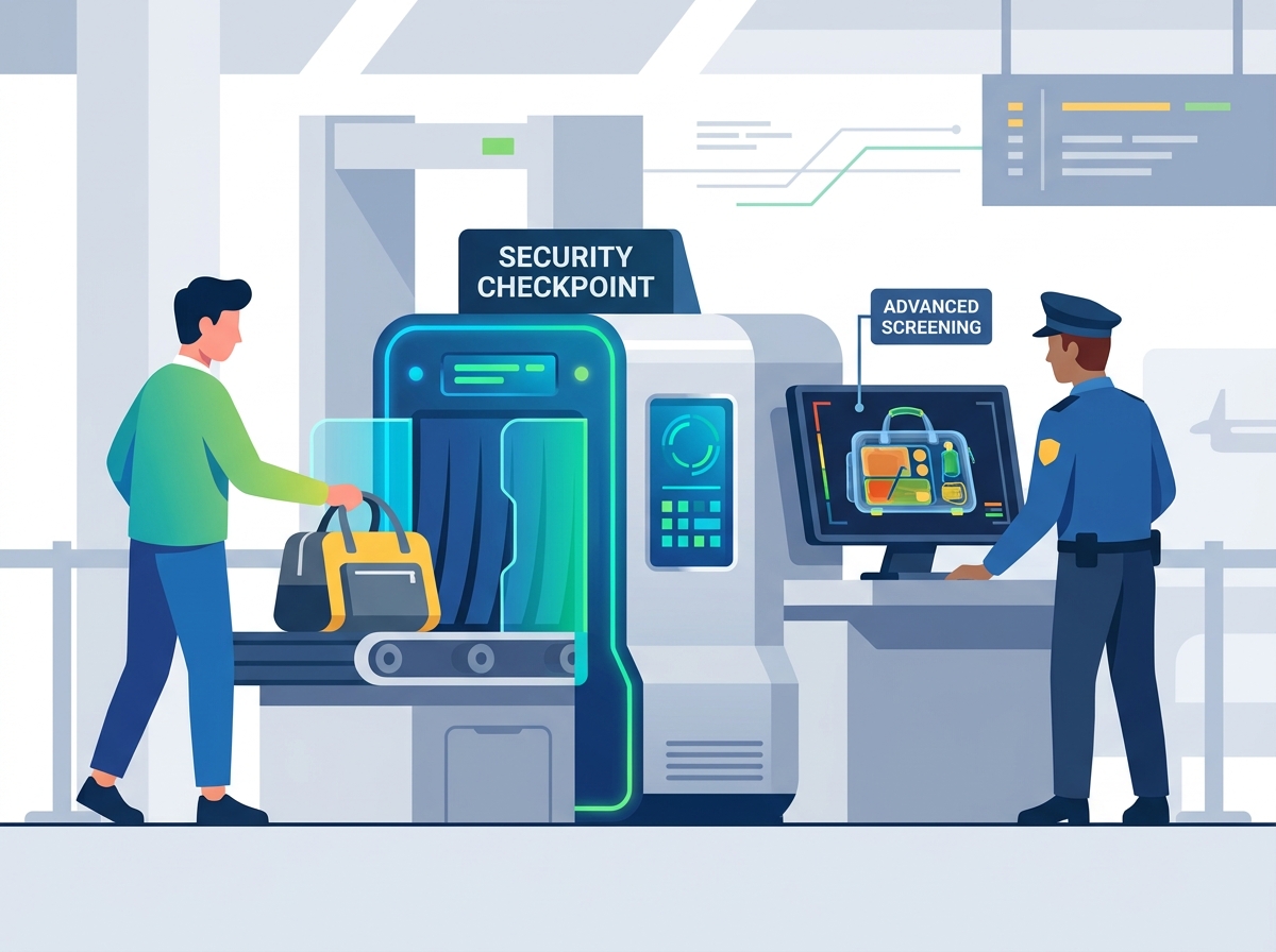 X-Ray Scanner Machines at Airport Security