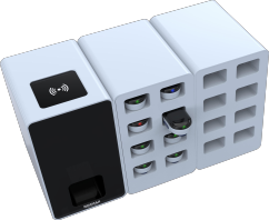 EI-R114 Personal Radiation Dosimeter Management Cabinet