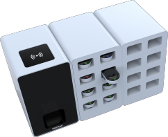 EI-R114 Personal Radiation Dosimeter Management Cabinet